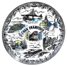 San Francisco Plate Multicolor  9 Inch - £12.25 GBP