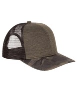 DRI DUCK Pique Camo Trucker Hat - Mesh Snap Back Trucking Hunting Baseba... - $12.58