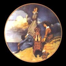 Norman Rockwell collector plate &#39;Waiting on the Shore&#39; - $29.90