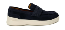 Liu Jo Men Moccasin - 10 US EU 43 Blue Designer Slip-On leather Loafers ... - $2,620.74 MXN