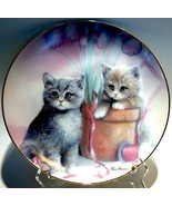 Cat collector plate &#39;Playful Companions&#39; - £23.68 GBP