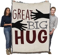 Pure Country Weavers Great Big Hug Blanket - Gift Tapestry Throw Woven, 72X54 - £61.34 GBP
