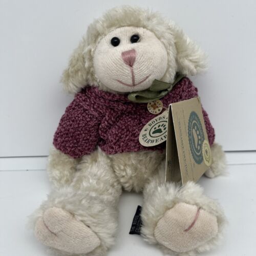 Vintage Boyds Bears Plush 7 inch Lamb Wannabee Ewe Too 9131202 Pink Sweater - $14.95