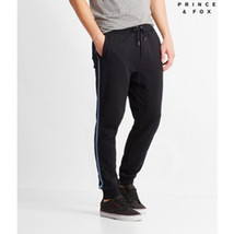 NEW Men&#39;s AERO Fleece Jogger Black Athletic Sweatpants Cotton Blend Medium $45 - £15.65 GBP