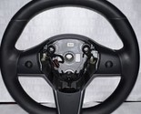 ✅ 2017-2023 OEM Tesla Model 3 Steering Wheel Leather Black W/ Switches - £168.14 GBP