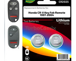KEY FOB REMOTE Batteries (2) for 1997-2004 HONDA CR-V REPLACEMENT, FREE ... - $4.84