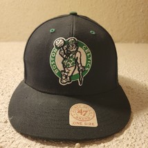 Men&#39;s Boston Celtics &#39;47 Brand Adjustable Snapback Hat Cap with Embroide... - £8.88 GBP