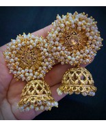 Pearl Top Quality Bridal Fashion Gold Plated Earrings Set B0008 - $43.95