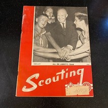 Scouting Magazine February 1953 Boy Scouts BSA Dwight Eisenhower Ike Cover - $8.90