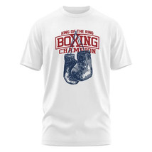 King of The Ring Boxing Champion Printed T Shirt 4 Men Women Vintage GYM... - $15.99