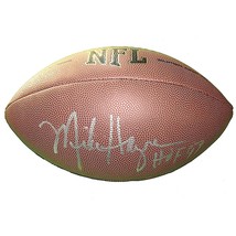 Mike Haynes Las Vegas Raiders NFL Signed Football New England Patriots HOF Proof - £102.44 GBP