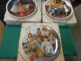 Great Collection 3 KNOWLES Fine China &quot;Norman Rockwell&quot; COLLECTOR PLATES - £9.73 GBP