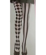 Leg Avenue Brand ~ Harlequin Pantyhose ~ One Size ~ 100% Nylon ~ 7720 ~ T55 - £20.50 GBP
