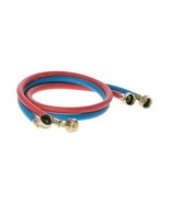 GE 4 ft. Universal (1 Blue and 1 Red) Rubber Washer Hoses (2-Pack) - £9.28 GBP