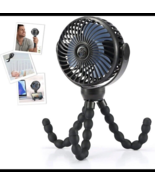 Mini Fan Clip-on for Baby,  Exercise Bike, Etc. Small Portable Fan Recha... - $29.85 CAD