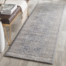 Sofia Collection 2&#39;2&quot; X 8&#39; Light Grey/Beige SOF330B Vintage Oriental D - $117.80