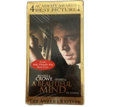 A Beautiful Mind VHS Russell Crowe The Awards Edition Sealed - £4.29 GBP