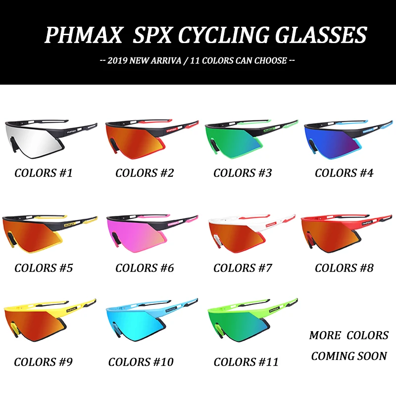 Sporting PHMAX Outdoor Sportings Road Bicycle GlAes Ultralight Polarized Cycling - £45.56 GBP