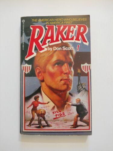 RAKER #1  - Don Scott - 1982 1st Print vintage Pinnacle Paperback  - $13.10
