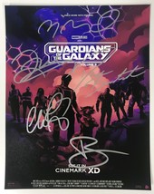 Guardians of the Galaxy Cast Signed Autographed Glossy 8x10 Photo - $399.99