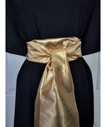 Metallic Waist SaSHES, GOLD or SILVER Lame, Praise Dance, Worship , Danc... - $10.99