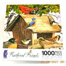 Feathered Friends Ceaco 1000 Pieces Puzzle 27 x 20 - £10.14 GBP
