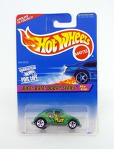Hot Wheels VW Bug #543 Biff! Bam! Boom! Series 4 of 4 Green Die-Cast Car... - $4.94