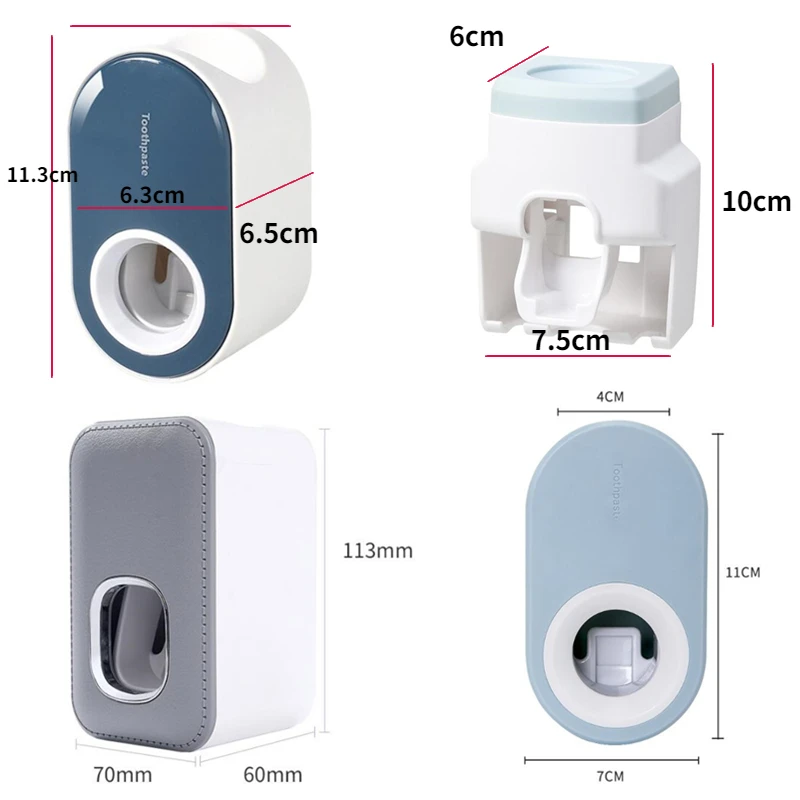 House Home Wall Mounted Automatic TootAaste Dispenser Squeezer Bathroom Accessor - £20.78 GBP