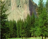 Vtg Postcard 1940s Linen Postcard El Capitan Yosemite National Park CA U... - $5.31