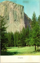 Vtg Postcard 1940s Linen Postcard El Capitan Yosemite National Park CA Unused - £4.19 GBP