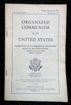1958 Organized Communism UN-AMERICAN Activities Us 1953 - £37.38 GBP