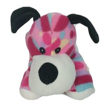 Rinco Pink Polka Dot Floppy Ears Dog Puppy Plush Stuffed Animal 2009 13&quot; - £15.64 GBP