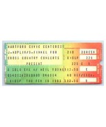 Neil Jeune Concert Ticket Stub Février 10 1983 - £40.44 GBP