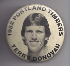 1982 Portland Timbers Terry Donovan Pinback Button, Vintage - £10.89 GBP
