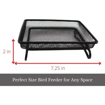 Wildlife and Bird Feeder Deck and Ground Tray Feeder for Birds Squirrels Chipmun - $17.34