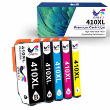 5-Pack 410Xl T410Xl Ink Compatible For Epson Xp-830 Xp-630 Xp-7100Xp-530 Xp-635 - £29.46 GBP