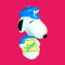 Peanuts Snoopy Mailman Whitman&#39;s Chocolate PVC Figure Cake Topper Toy  &quot;SO CUTE&quot; - £6.91 GBP