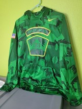 Nike Oregon Ducks Hyperspeed Hoodie Men&#39;s Large Sweatshirt Green Camo UofO - £116.25 GBP