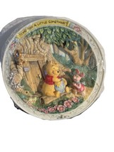 Bradford Exchange Time for A Little Something 3D Winnie the Pooh Plate #B7960 - £18.22 GBP