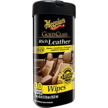 Meguiar&#39;s Gold Class™ Rich Leather Cleaner &amp; Conditioner Wipes - £16.35 GBP