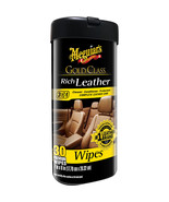 Meguiar&#39;s Gold Class™ Rich Leather Cleaner &amp; Conditioner Wipes - £16.43 GBP