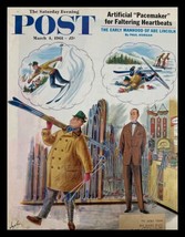 COVER ONLY The Saturday Evening Post March 4 1961 Early Manhood of Abe Lincoln - £7.57 GBP