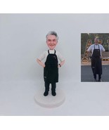 Custom Male Chef Bobblehead Statue Sculpture, Birthday Cooking Gif(15cm ... - $2,244.62 MXN