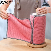 Kitchen daily dish towel non-stick oil thickened table cleaning cloth - £7.89 GBP