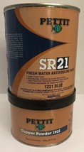 Pettit 1221/SC-21 Blue Marine antifouling fresh water bottomspeed coating paint - £147.92 GBP