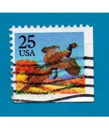 Scott  #2283 Used US Postage Stamp (1988) 25 cent Pheasant - $1.99