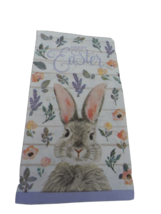 New 4 Happy Easter Bunny &amp; Flowers Paper Guest Towels 2 Ply Napkins - £3.94 GBP