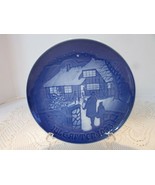 ROYAL COPENHAGEN B&amp;G DENMARK 7-1/8&quot; COLLECTOR PLATE COUNTRY CHRISTMAS 19... - $6.88