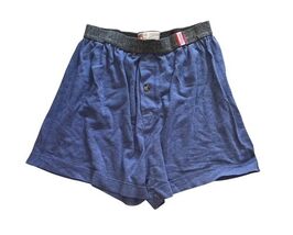 Hanes Mens Boxer Shorts Lot of 3 Size S 30-32 Cotton Blue Print Classic Fit image 2