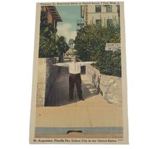 Treasury Street Narrowest Street In The United States Postcard St. Augustine FL - £2.12 GBP